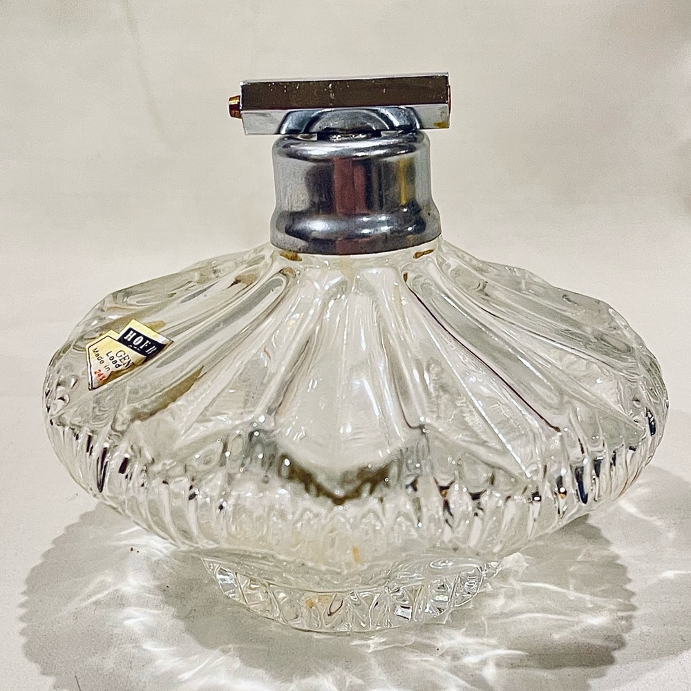 West Germany Hofbauer Crystal Atomizer Perfume Bottle